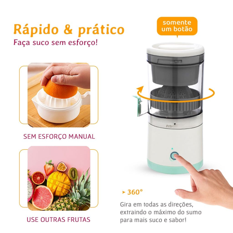 Espremedor de laranjas automático AutSqueze - Apenas 8 unidades em estoque [Envio gratuito]