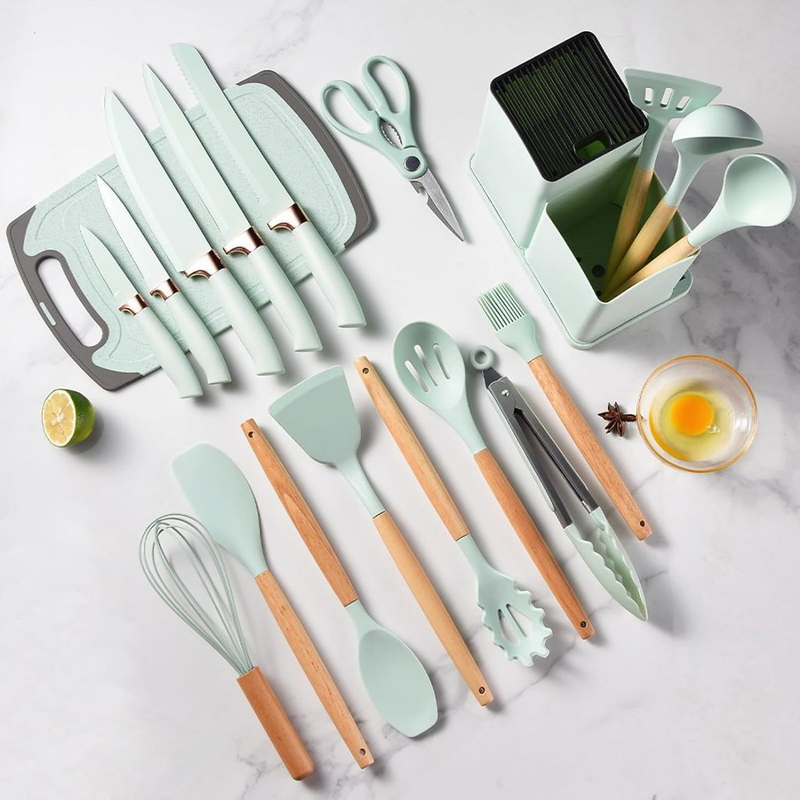 Kit com 12 Utensílios Para cozinha Siliconkitchen [Envio gratuito] - Apenas 8 unidades por Cor em estoque