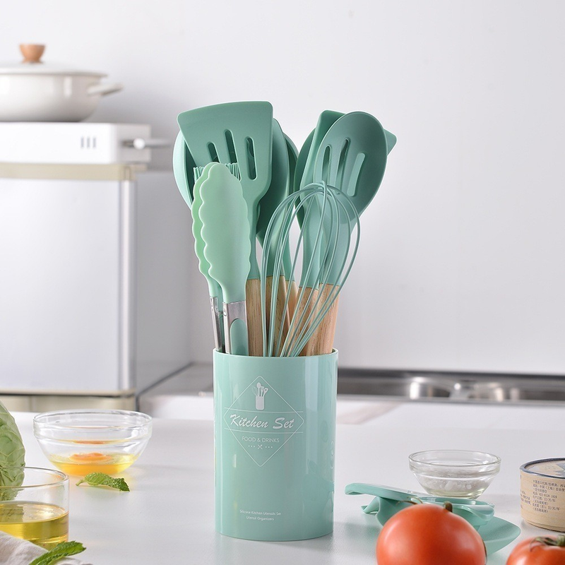 Kit com 12 Utensílios Para cozinha Siliconkitchen [Envio gratuito] - Apenas 8 unidades por Cor em estoque